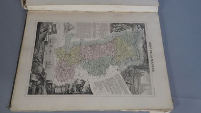 Ensemble de gravures représentant les cartes...