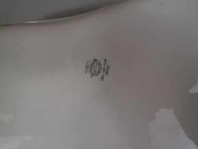 Bidet en noyer à dessus rectangulaire canné...