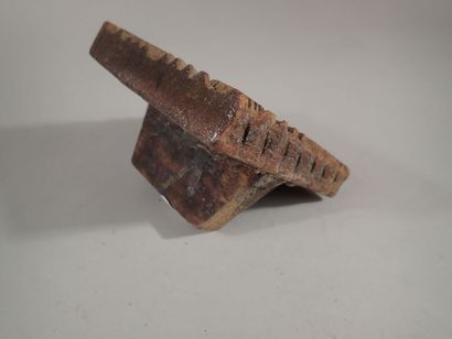 Tampon d'impression en bois sculpté pour...