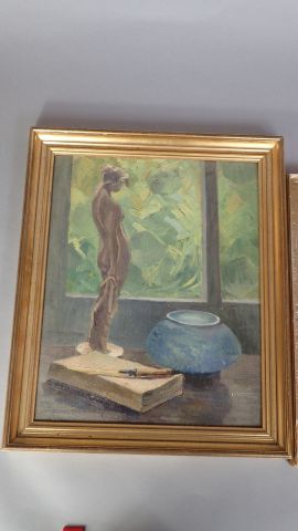 Ensemble de deux œuvres :
Emile BOLOGNA (Ecole...