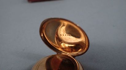 Montre à gousset en or 18k, cadran à chiffre...