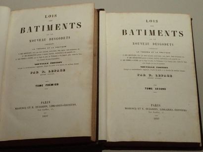 Pierre LEPAGE. Lois des batiments ou le nouveau...