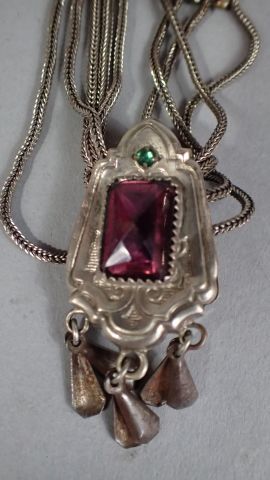 Cylindre Huit Rubis. Montre de poche en argent...