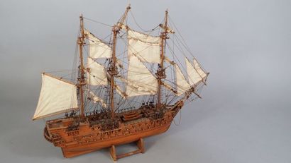 Maquette de bateau en bois du bateau le 