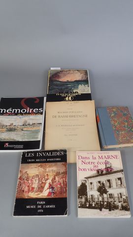 Ensemble de 6 livres sur le thème de l'histoire:...