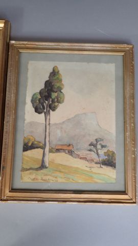 Ensemble de deux œuvres :
Emile BOLOGNA (Ecole...