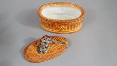 PILLIVUYT et Cie à Mehun, terrine ovale en...