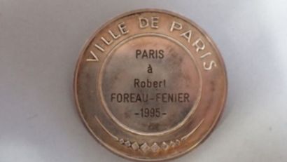 Ensemble de médailles de table : médaille...