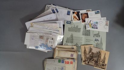 PHILATELIE : Lettre 1er jour, SOISSONS, timbres...