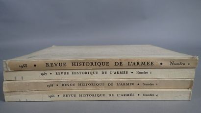 Ensemble de 4 revues historique de l'armée:...