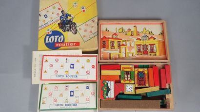 Ensemble de 5 jeux anciens pour enfants,...