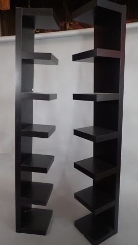 IKEA, Paire de colonnes à six étagères, panneau...