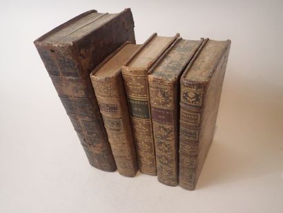 Lot de 5 livres reliés comprenant : WAILLY....