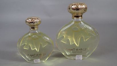 Ensemble de deux flacons de parfum Nina Ricci...