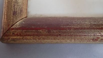Deux carreaux de faïence à décor d'un chamois...