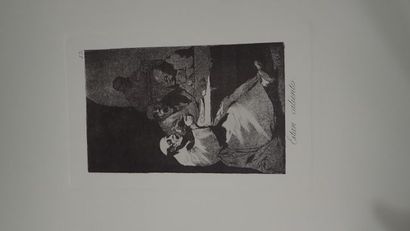 Francisco de GOYA, d'après. 