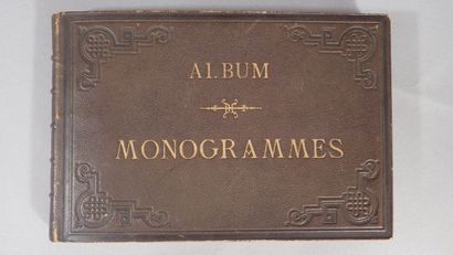Album de Monogrammes, 1869, in-8 oblong,...