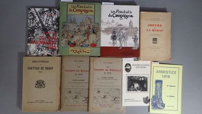REGIONAL, ensemble de 10 livres historiques...