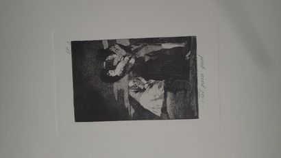 Francisco de GOYA, d'après. 