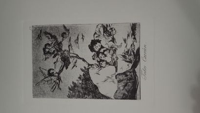 Francisco de GOYA, d'après. 