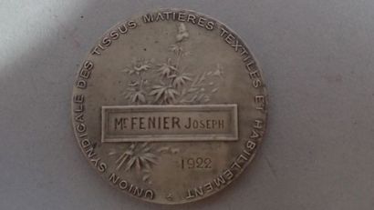 Ensemble de médailles de table : médaille...