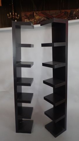 IKEA, Paire de colonnes à six étagères, panneau...