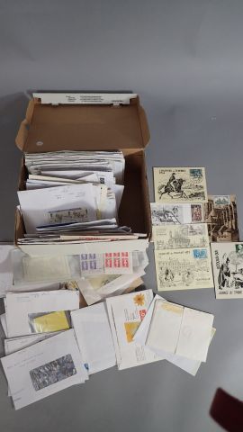 PHILATELIE : Lettre 1er jour, SOISSONS, timbres...