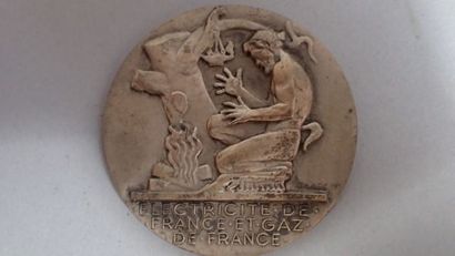 Ensemble de médailles de table : médaille...