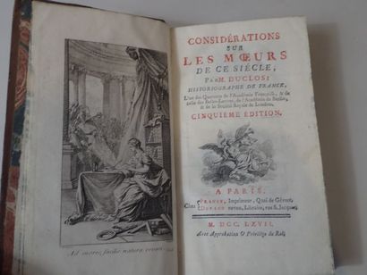 Lot de 5 livres reliés comprenant : WAILLY....