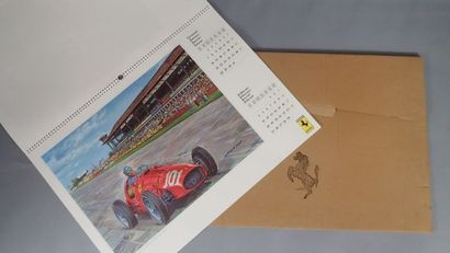 FERRARI. Calendrier publicitaire de l'année...