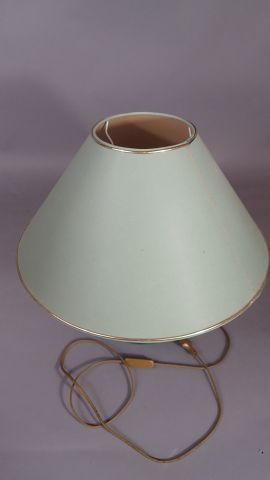 LAQUE LINE. Lampe en verre soufflé à décor...