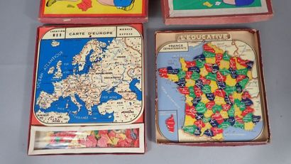 Ensemble de 5 jeux anciens pour enfants,...