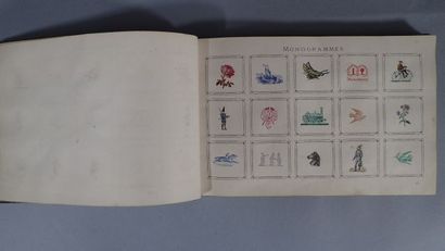 Album de Monogrammes, 1869, in-8 oblong,...