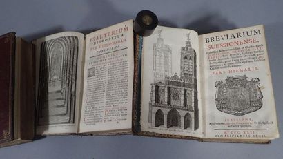 Ensemble de 3 bréviaires 