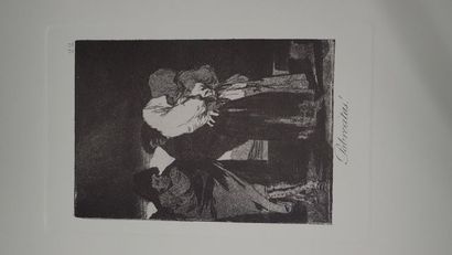 Francisco de GOYA, d'après. 