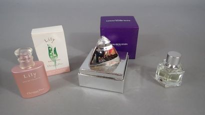 Ensemble de trois parfums :
- MAUBOUSSIN,...