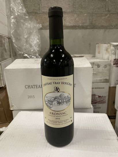 12 bouteilles FRONSAC 2015 CHATEAU VRAY HOUCHAT...