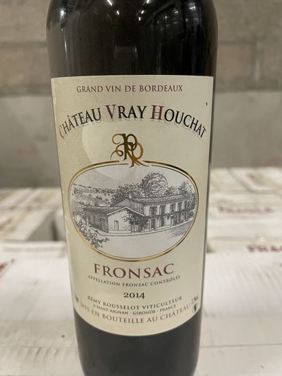 12 bouteilles FRONSAC 2014 CHATEAU VRAY HOUCHAT...