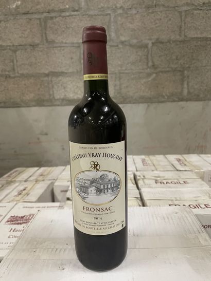 12 bouteilles FRONSAC 2014 CHATEAU VRAY HOUCHAT...