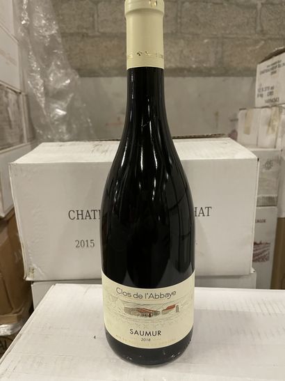 12 bouteilles SAUMUR RGE ABBAYE 2018 AUPY...
