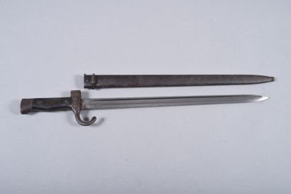 France. Sabre baïonnette Mle 1892 à poignée...