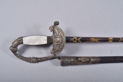 Épée d’officier supérieur, Epoque restauration....