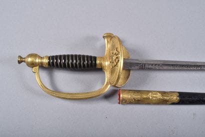 Épée de l'école Polytechnique.
Monture en...