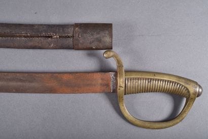 Sabre de troupe d’infanterie dit briquet...