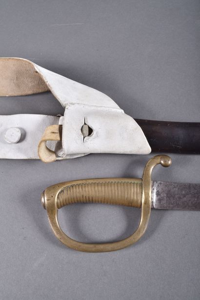 Sabre de troupe d’infanterie dit briquet...