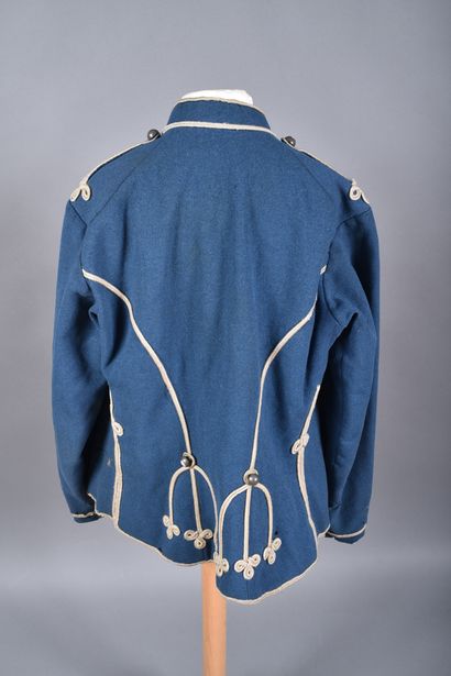 Dolman 1874 troupe de hussard en drap bleu...