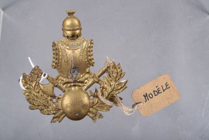 Plaque de shako du génie, manque le numéro,...