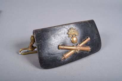 Coffret de giberne troupe, d’artillerie,...
