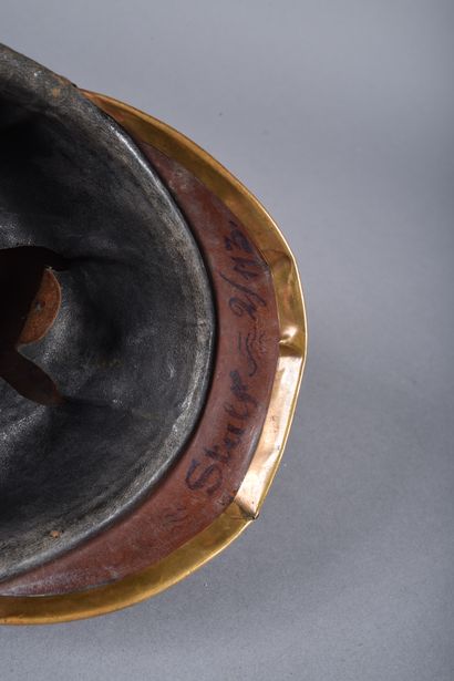 Bavière. Casque à pointe mod 1895 de troupe....