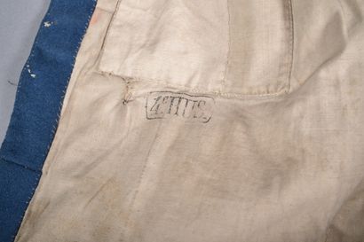 Dolman 1874 troupe de hussard en drap bleu...